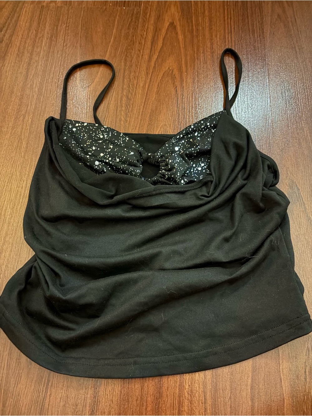 Black tank top